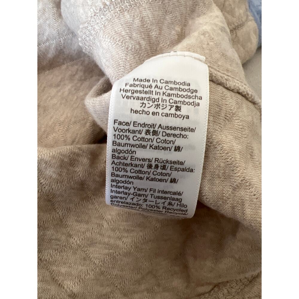 Crewcuts  Boys' colorblock quilted quarter-zip in Cream and Blue Size XS - Picture 6 of 8